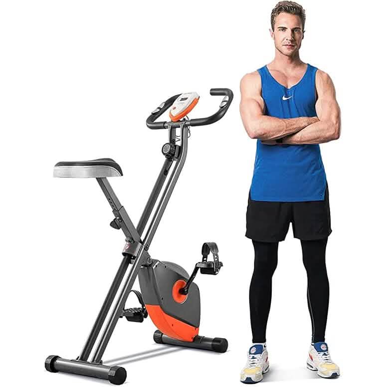 Maxkare MK-4012 Exercise Bike with Arm Resistance Bands