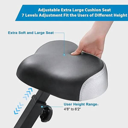 Maxkare MK-4012 Exercise Bike with Arm Resistance Bands