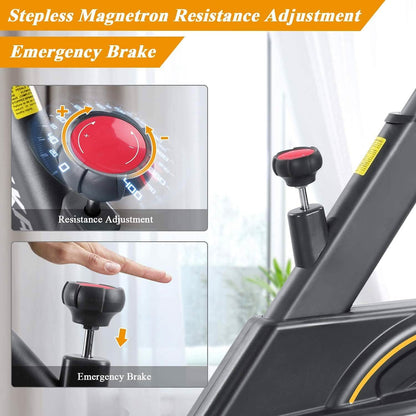 MaxKare Stationary Upright Exercise Bike