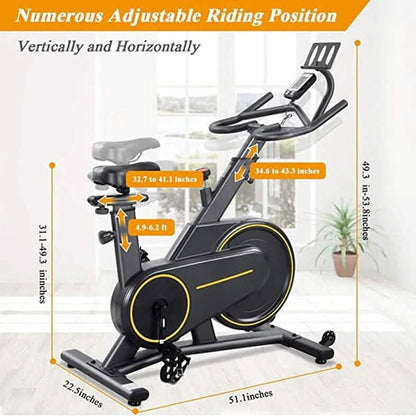MaxKare Stationary Upright Exercise Bike