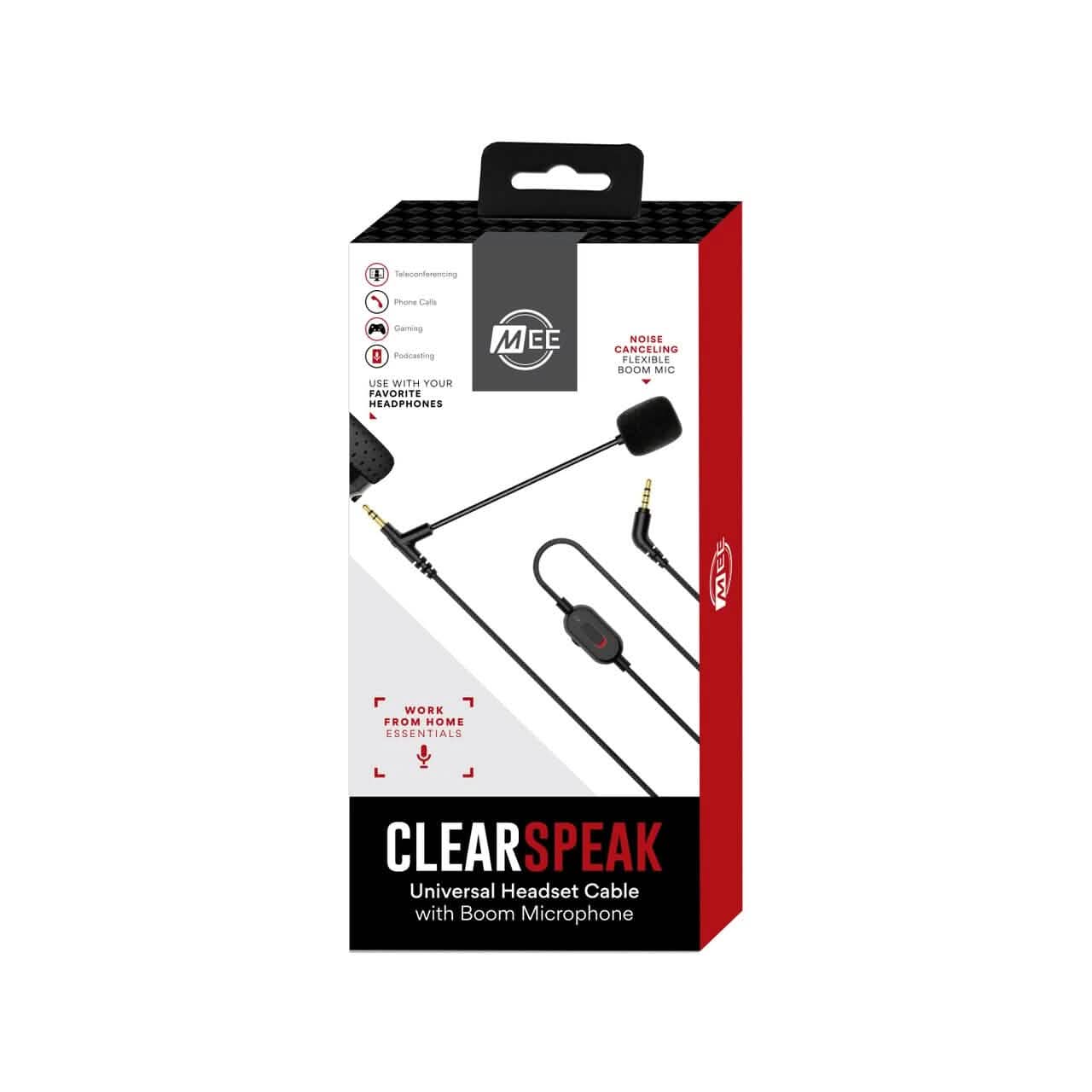 MEE audio Clearspeak Universal Headset Cable With Boom Microphone