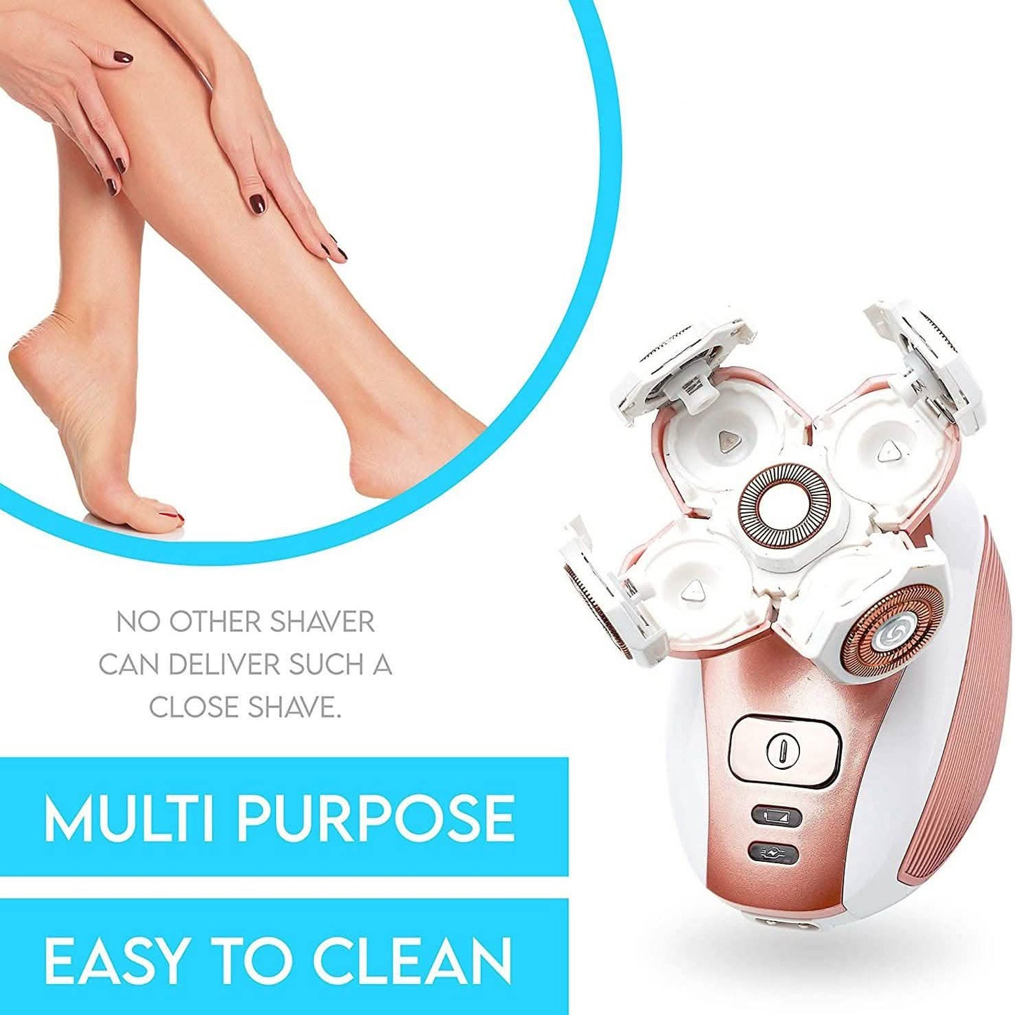 Meeteasy Electric Leg Shaver for Women