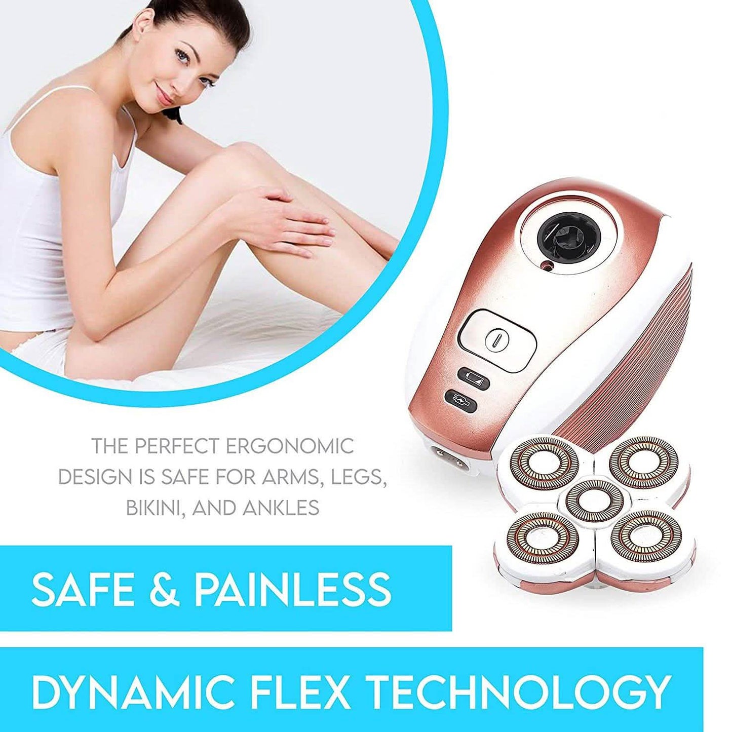 Meeteasy Electric Leg Shaver for Women