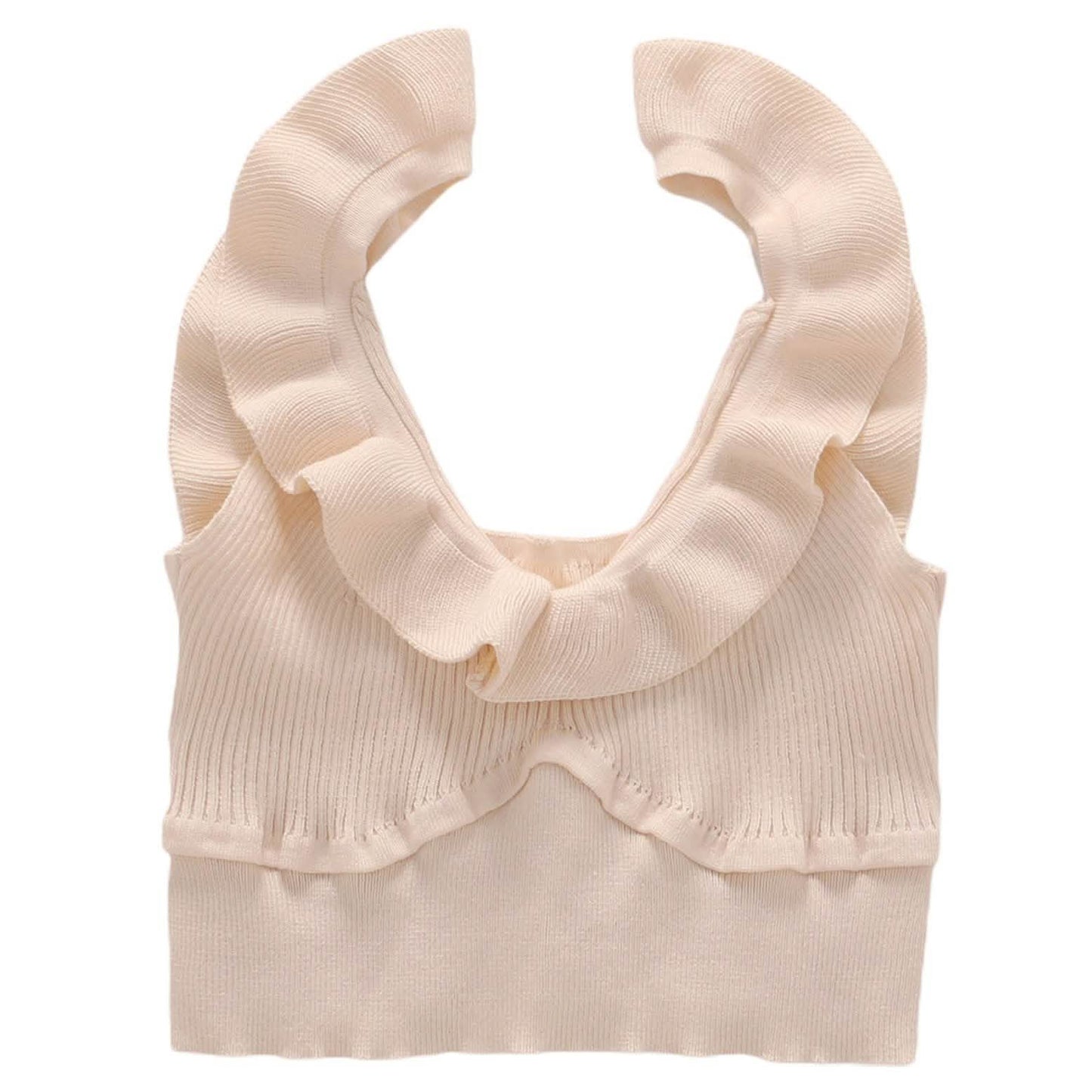 Meihuida Women's Sleeveless V Neck Crop Tops
