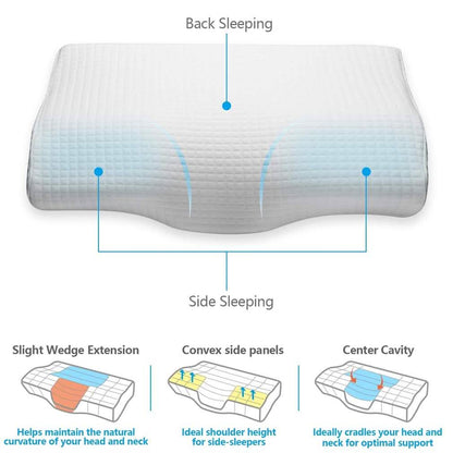 Memory Foam Bed Pillow for Sleeping