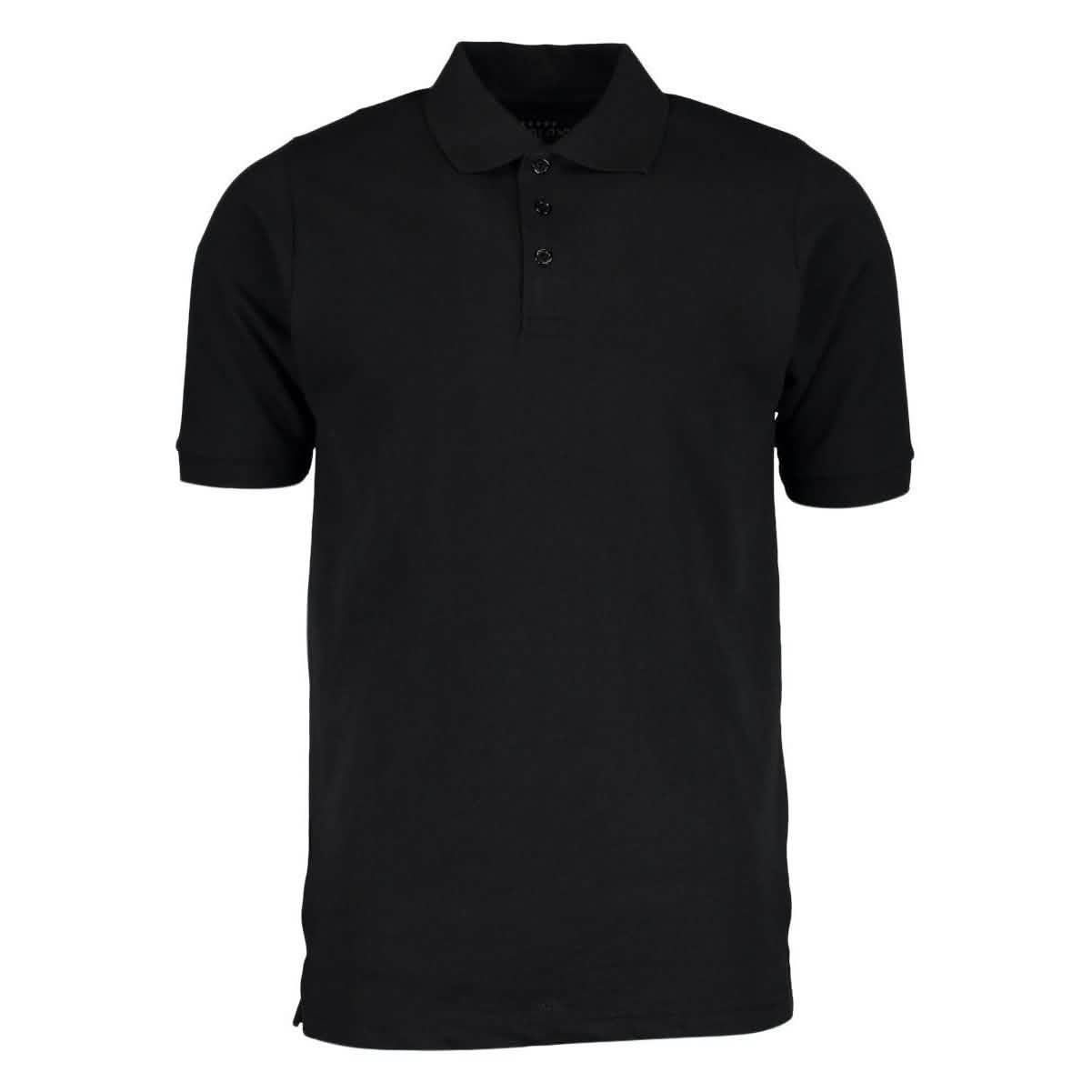 Men's 3-Button Ribbed Short Sleeve Polo