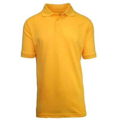 Men's 3-Button Ribbed Short Sleeve Polo
