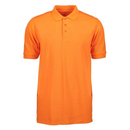 Men's 3-Button Ribbed Short Sleeve Polo