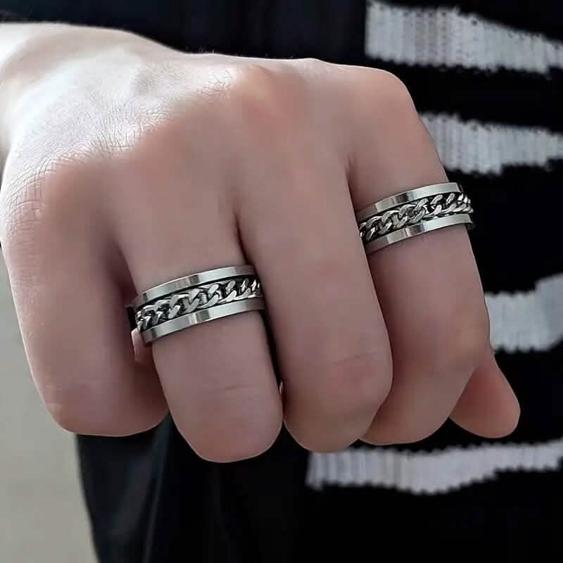 Men's 8mm Titanium Steel Ring