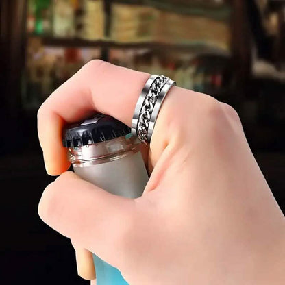 Men's 8mm Titanium Steel Ring