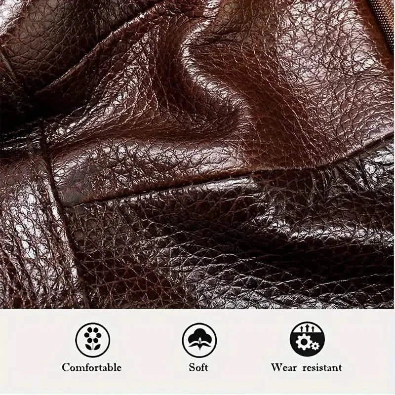 Men's and Woman's Genuine Leather Satchel Crossbody Bag
