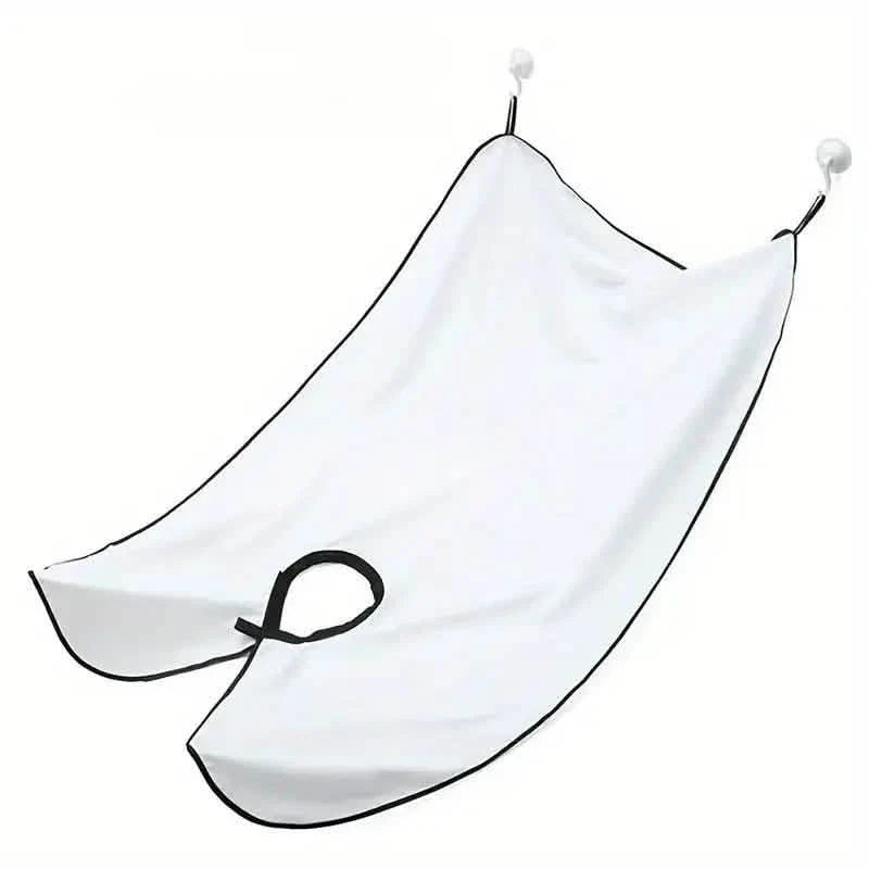 Men's Beard Shaving Apron - Grooming Accessories with Two Suction Cups