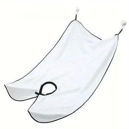 Men's Beard Shaving Apron - Grooming Accessories with Two Suction Cups