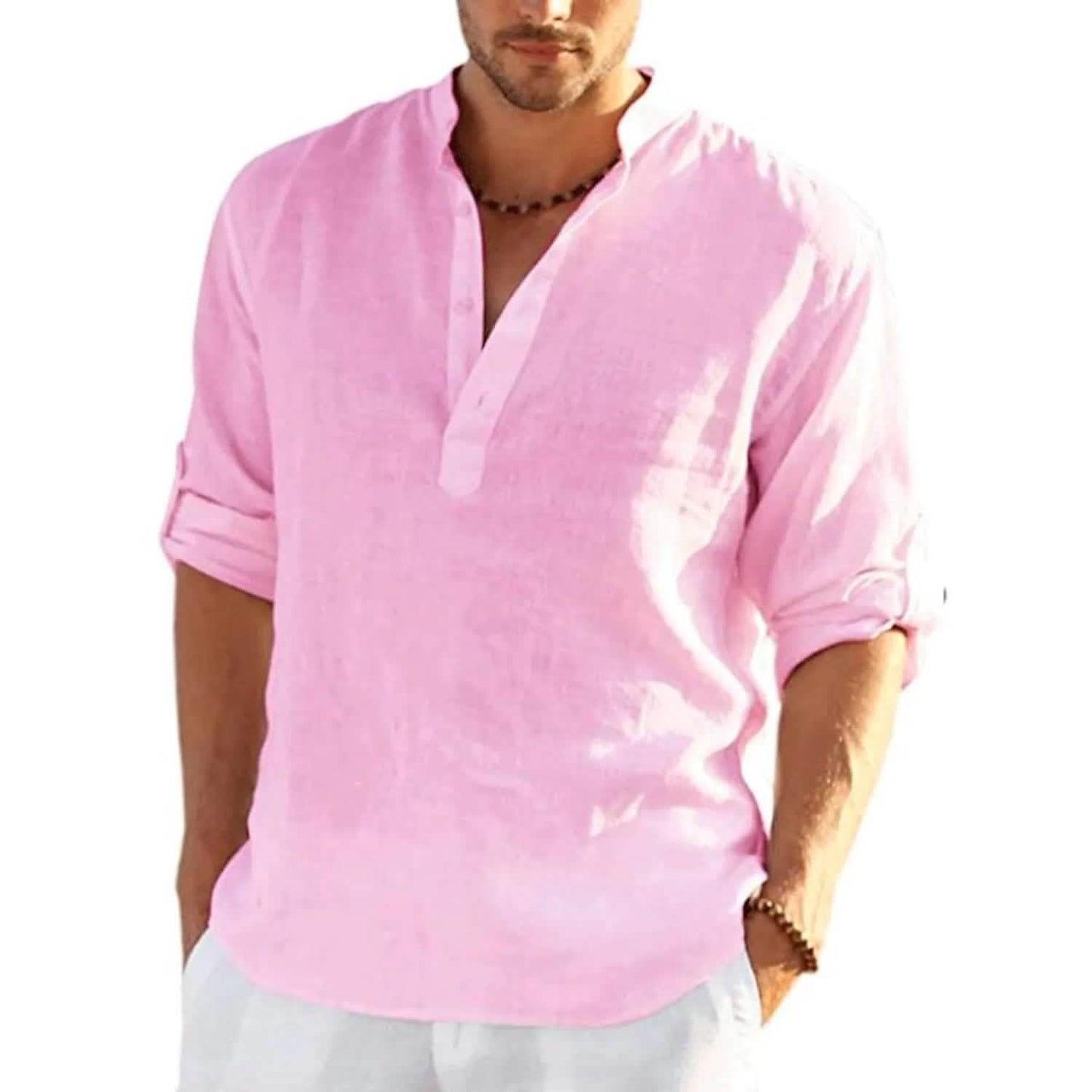 Men's Breathable Quick Dry Button Down Shirt T-Shirt Top