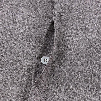 Men's Button Down Shirt Short Sleeve Plain Lapel