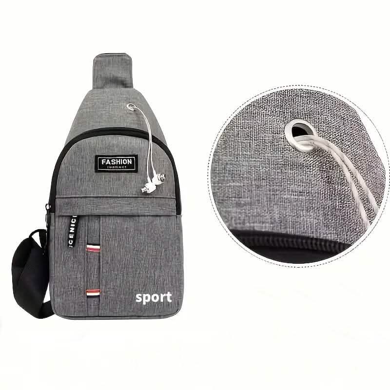 Men's Casual Waterproof Oxford Sling Chest Bag
