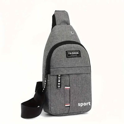Men's Casual Waterproof Oxford Sling Chest Bag