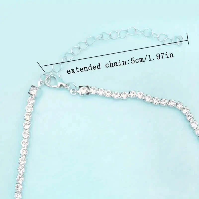 Men's Elegant Diamond Cubic Zirconia Necklace Chain