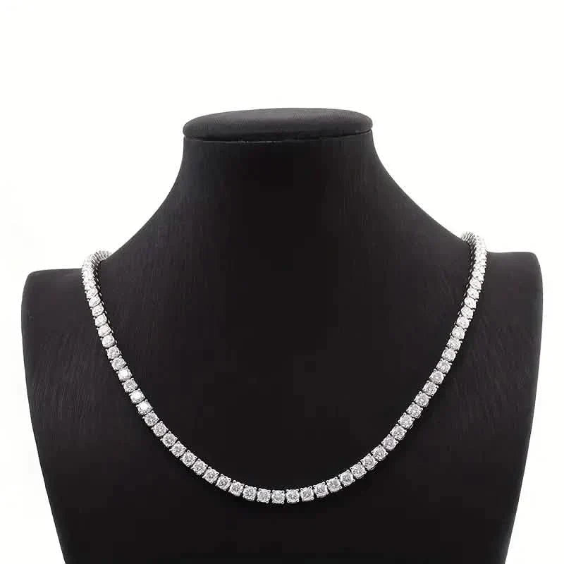 Men's Elegant Diamond Cubic Zirconia Necklace Chain