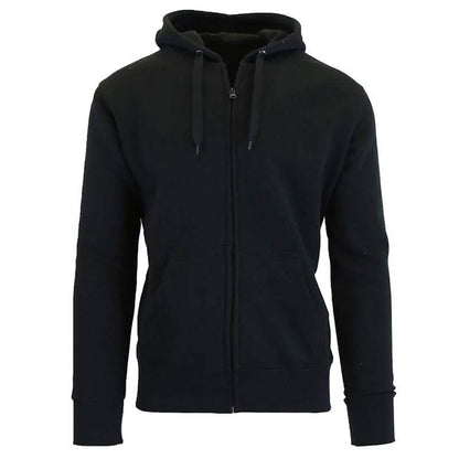 Men's Fleece-Lined Zip Sweater Hoodie