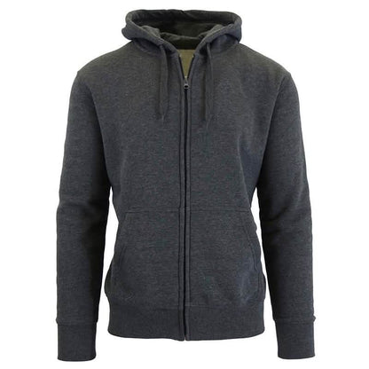 Men's Fleece-Lined Zip Sweater Hoodie