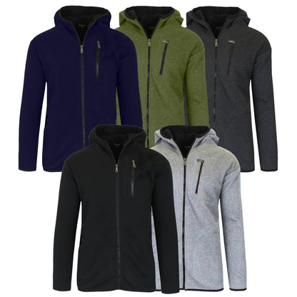 Men's Heavyweight Tech Sherpa Full-Zip Hoodie
