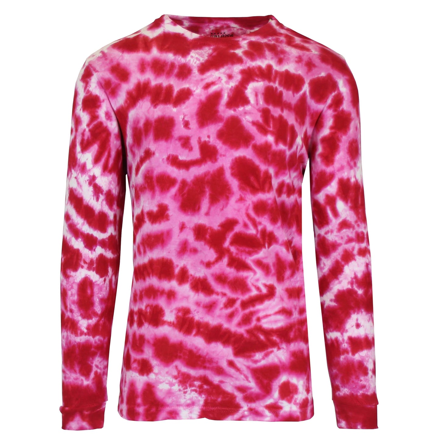 Men's Long Sleeve Tie-Dye Cotton Tee