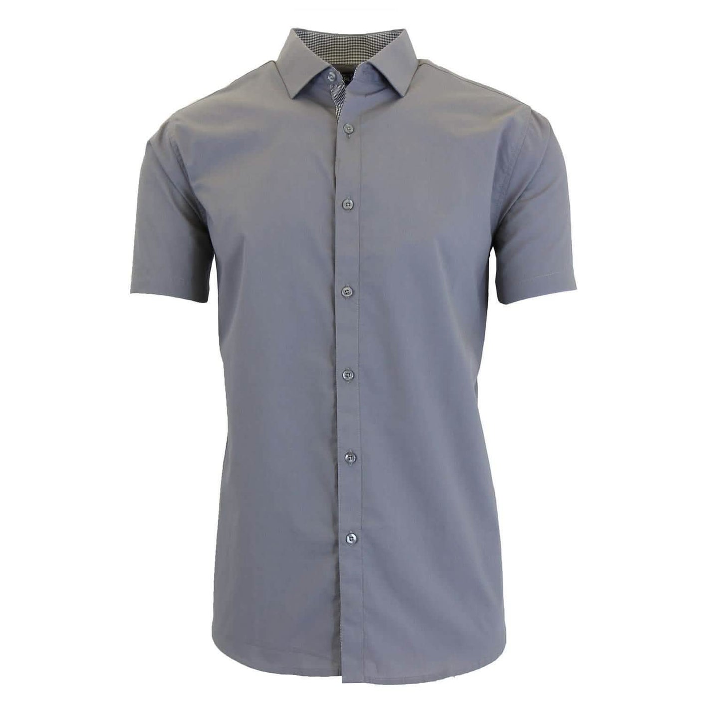 Mens Short Sleeve Dress Shirt