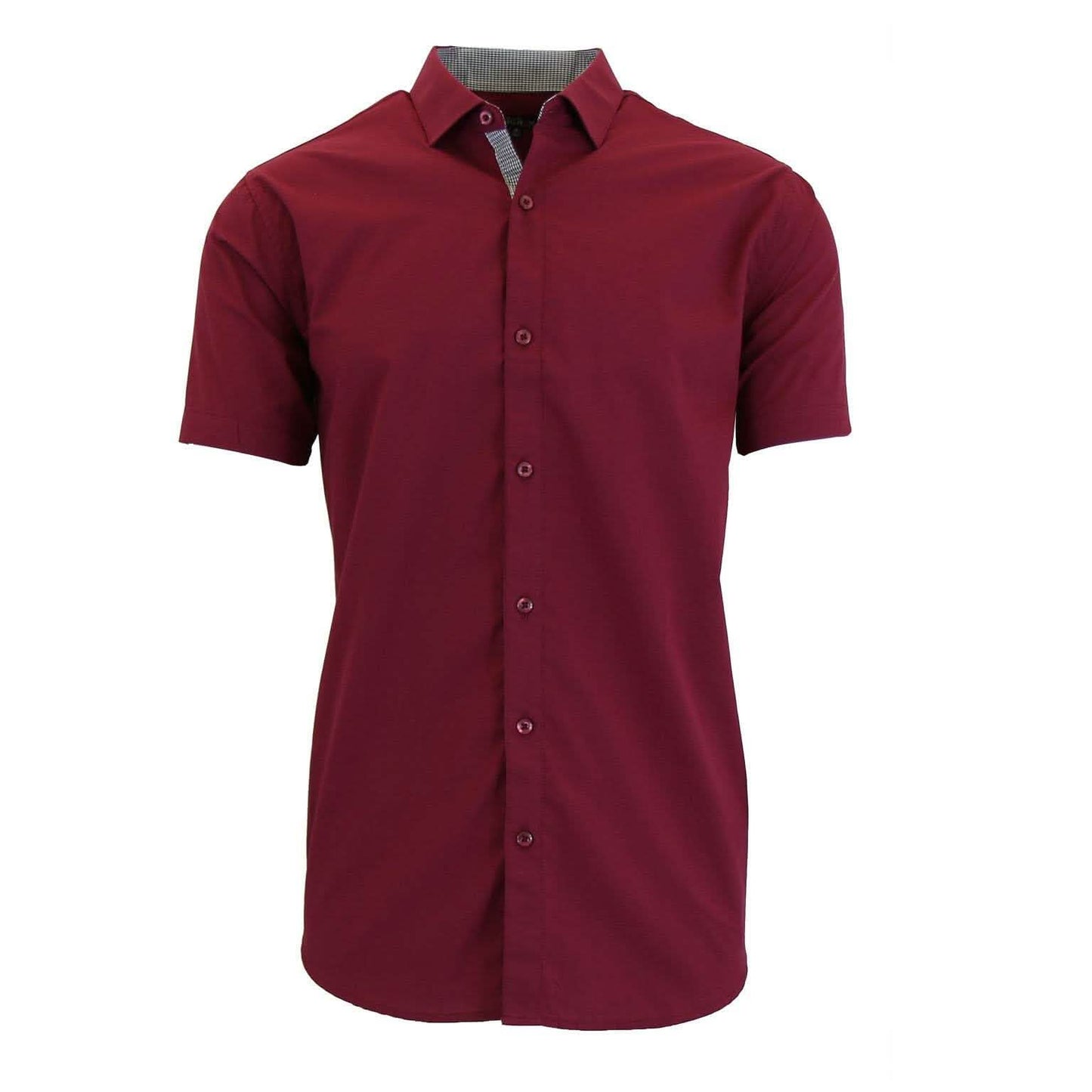 Mens Short Sleeve Dress Shirt