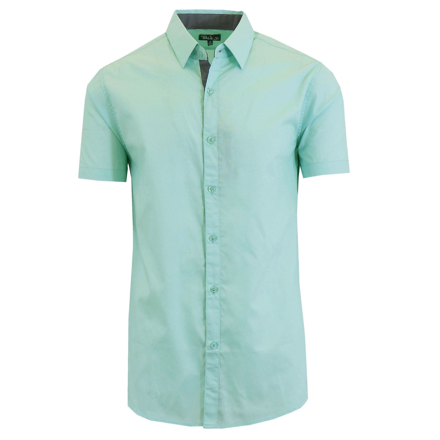 Mens Short Sleeve Dress Shirt