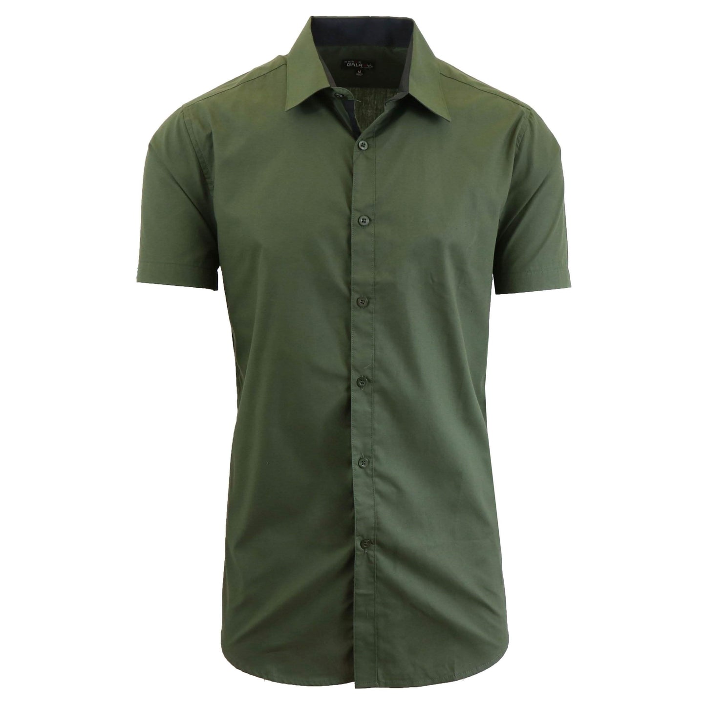 Mens Short Sleeve Dress Shirt