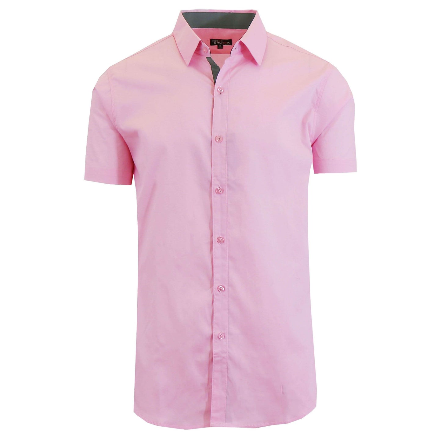 Mens Short Sleeve Dress Shirt