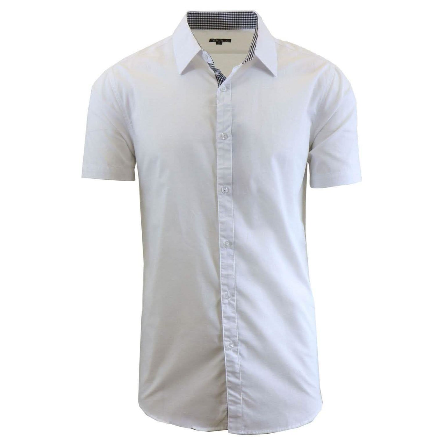 Mens Short Sleeve Dress Shirt