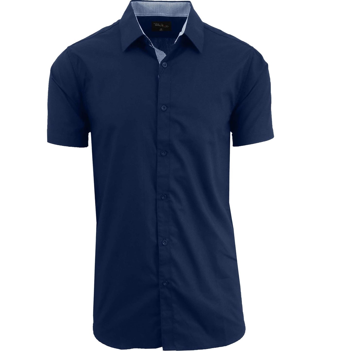 Mens Short Sleeve Dress Shirt
