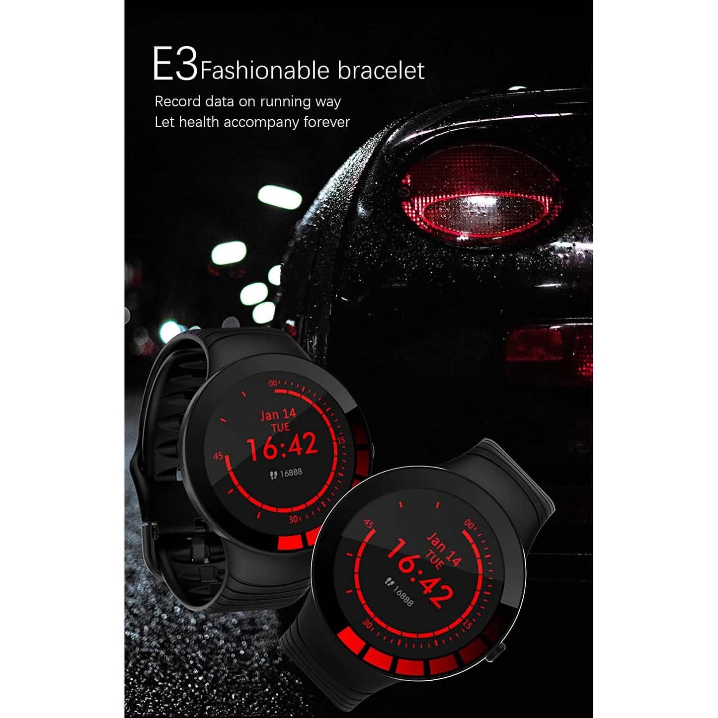 Men's Smart Watch Fitness Trackers with Heart Rate Monitor