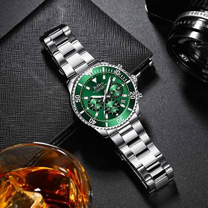 Men's Stainless Steel Watches Chronograph