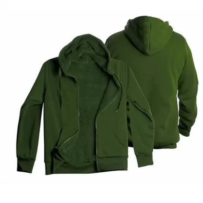 Men's Thick Sherpa Lined Fleece Hoodie (Big & Tall Sizes Available)
