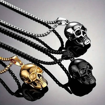 Men's Titanium Steel Skull Necklace