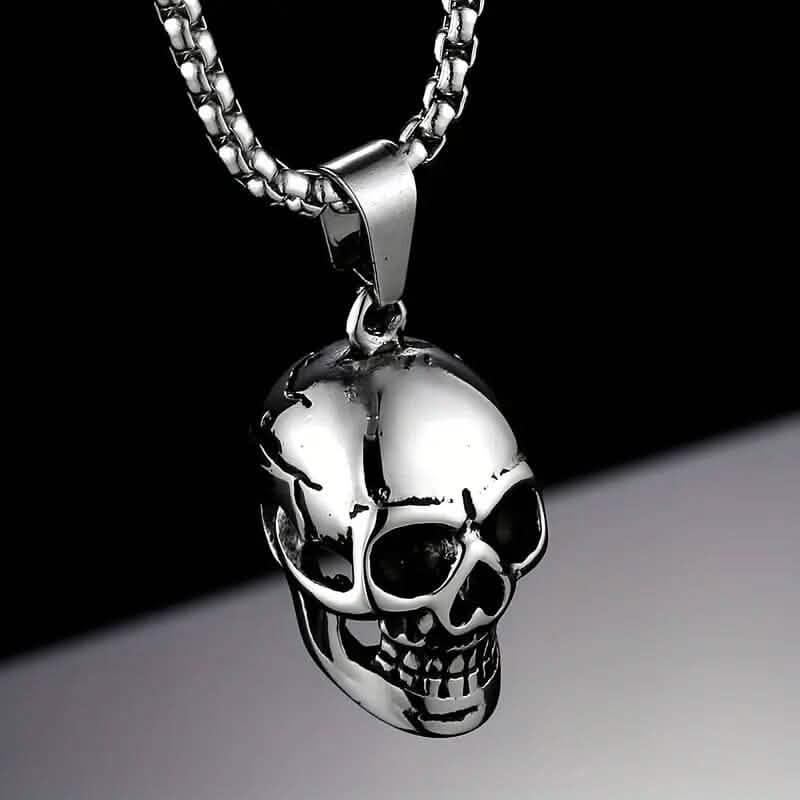 Men's Titanium Steel Skull Necklace