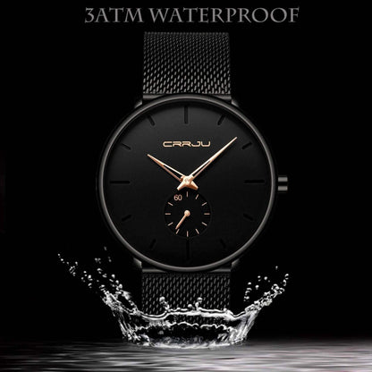 Men's Ultra-Thin Minimalist Waterproof Fashion Wrist Watch