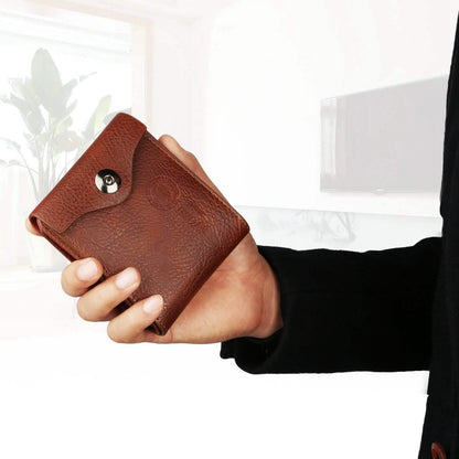 Men's Wallet PU Leather BiFold RFID Blocking Card Holder