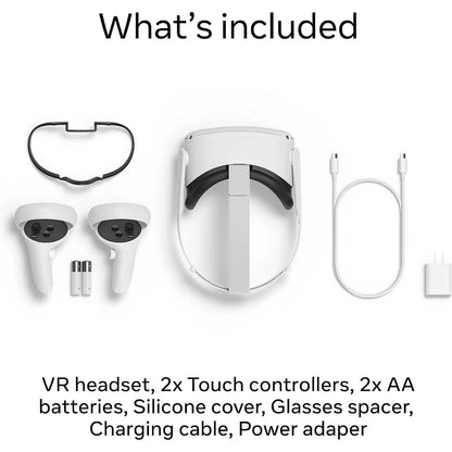 Meta Quest 2 — Advanced All-In-One Virtual Reality Headset  (Refurbished)