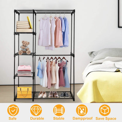 Metal Closet Deluxe Double Rod