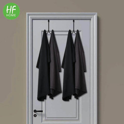 Metal Double Hanging Storage Hooks on Doors