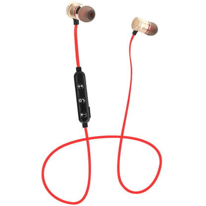 Metal Magnetic Wireless Bluetooth Earphone Sports Headset Stereo Bass