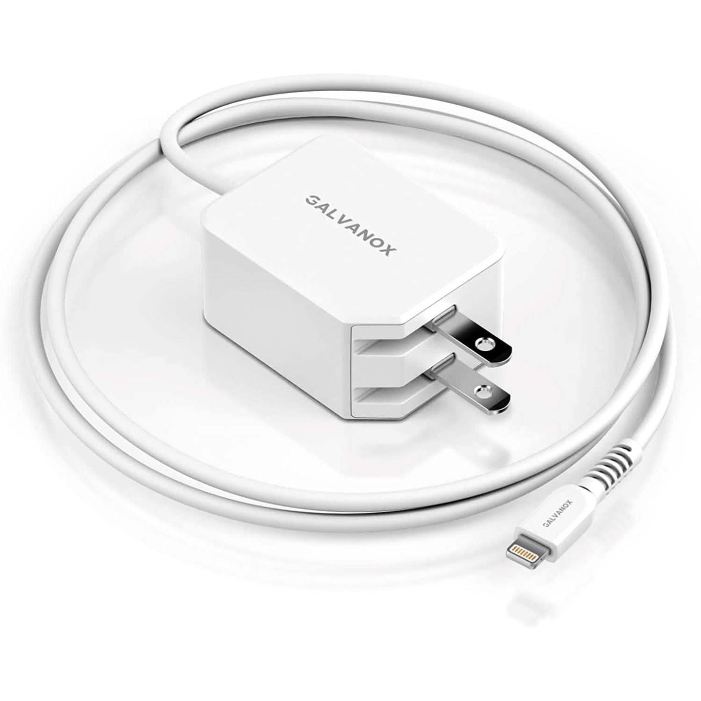 MFi Apple Certified Lightning Fast iPhone Wall Charger Plug for iPhone (20W PD Technology)