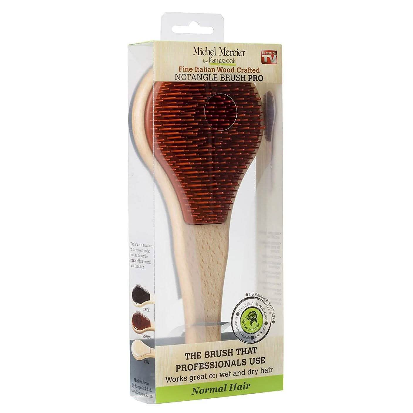 Michel Mercier Wood Crafted Detangling Hair Brush