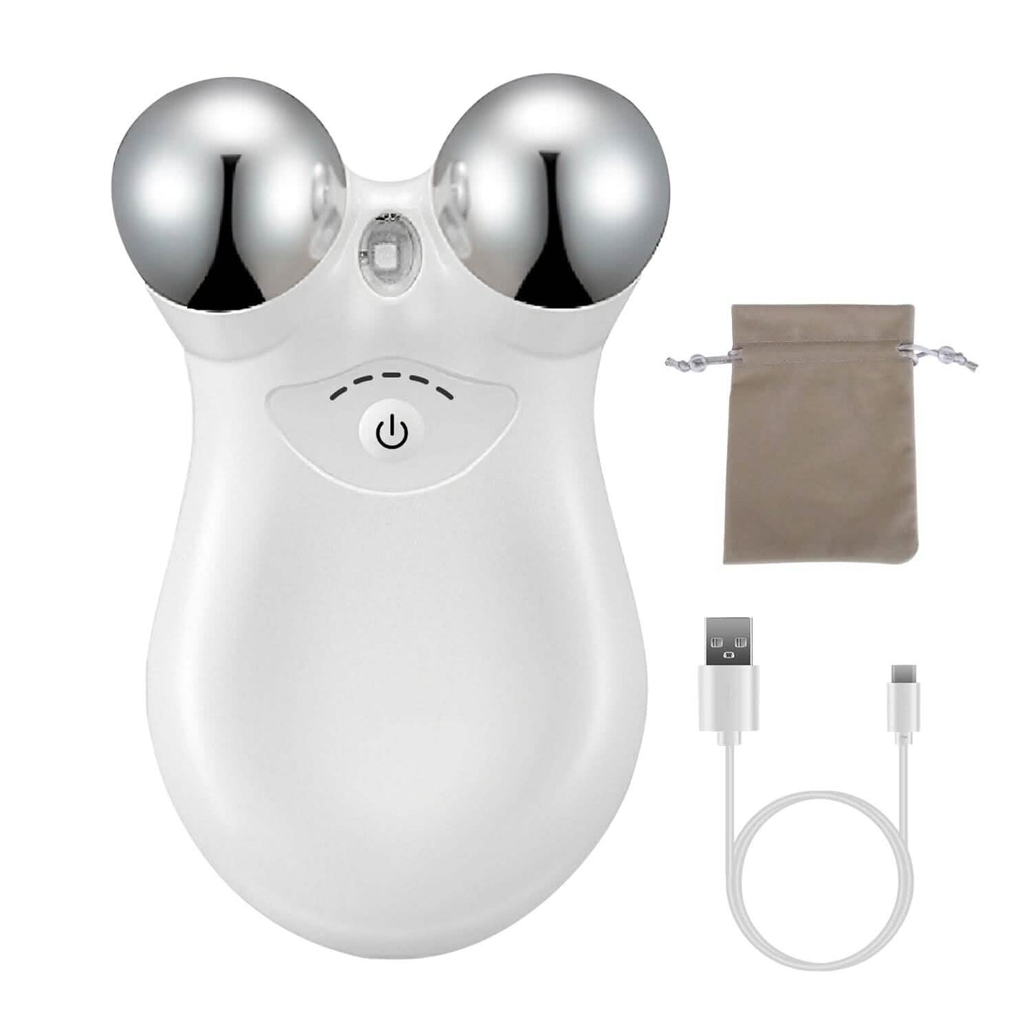 Micro-Current Face Massager Rechargeable Roller with 5 Gears