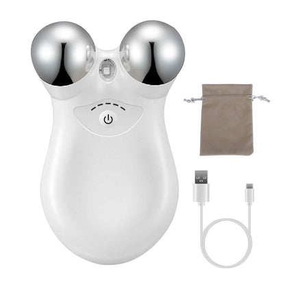 Micro-Current Face Massager Rechargeable Roller with 5 Gears