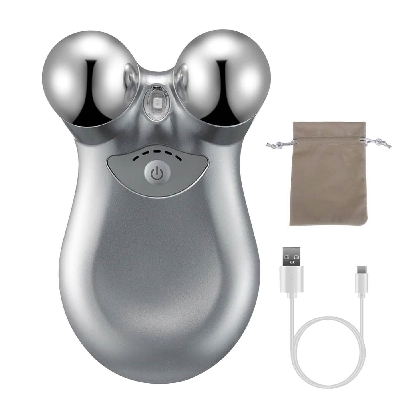 Micro-Current Face Massager Rechargeable Roller with 5 Gears